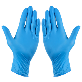 Nitrile Safety Gloves Manufacturer - Blue Black Pure Silicone Exam for Machine Operation Garden Protective