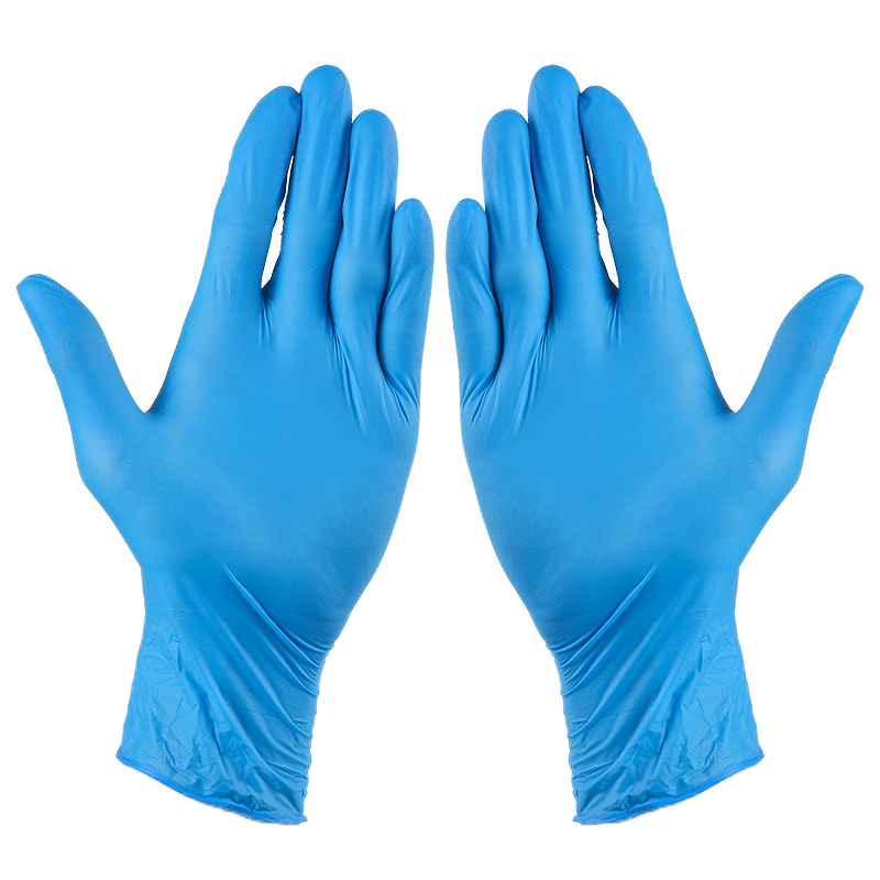 Nitrile Safety Gloves Manufacturer - Blue Black Pure Silicone Exam for Machine Operation Garden Protective