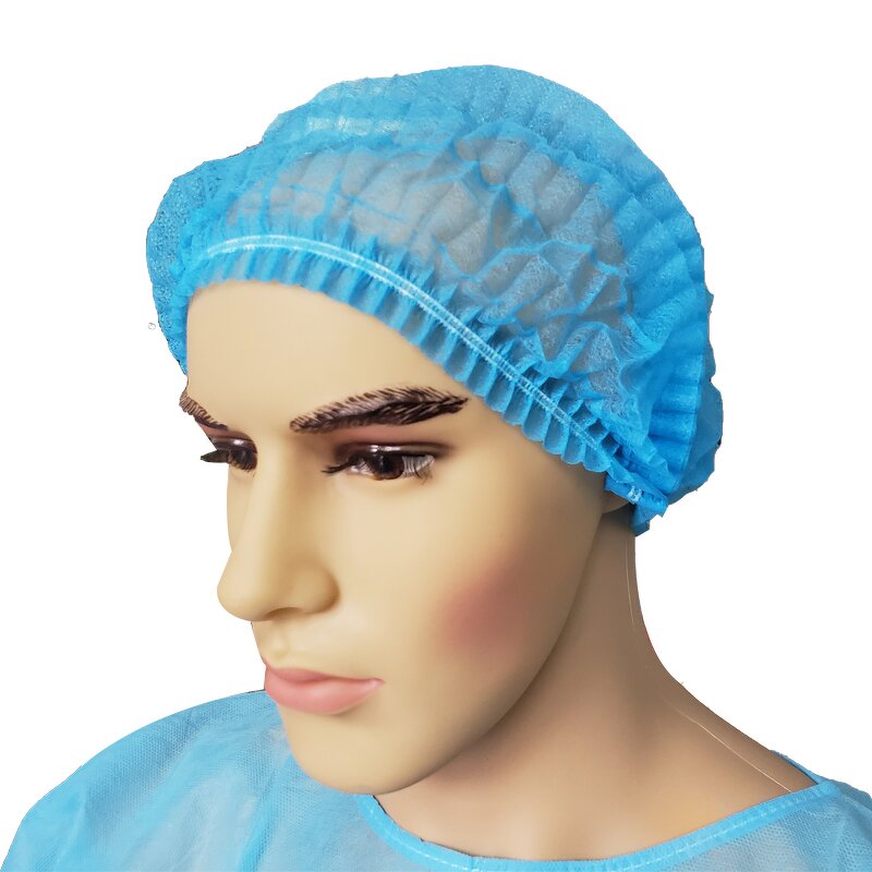 Clip Surgical Cap Manufacturer - Disposable Non-Woven Nurse Hat Bouffant Head Cover