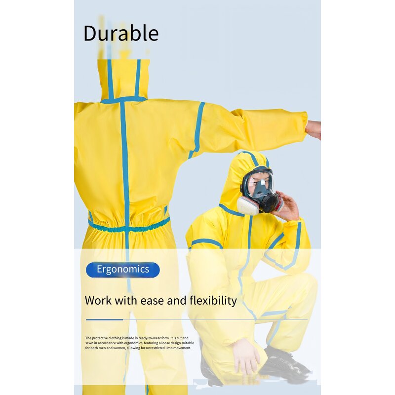 Protective Chemical Suit Manufacturer - Customizable Logo Enhanced TYPE-3 Offers Maximum Protection
