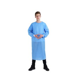 Medical Isolation Gown Manufacturer - EN13795 Hospital Level 3 Waterproof SMS Disposable Medical Gown