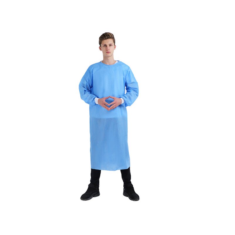 Medical Isolation Gown Manufacturer - EN13795 Hospital Level 3 Waterproof SMS Disposable Medical Gown