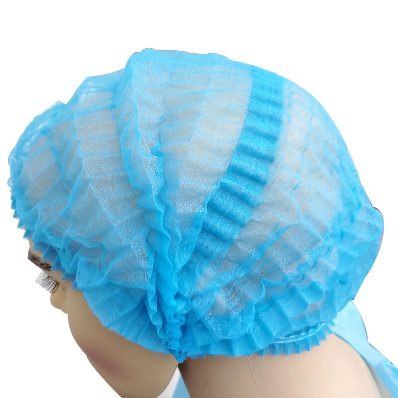 Clip Surgical Cap Manufacturer - Disposable Non-Woven Nurse Hat Bouffant Head Cover