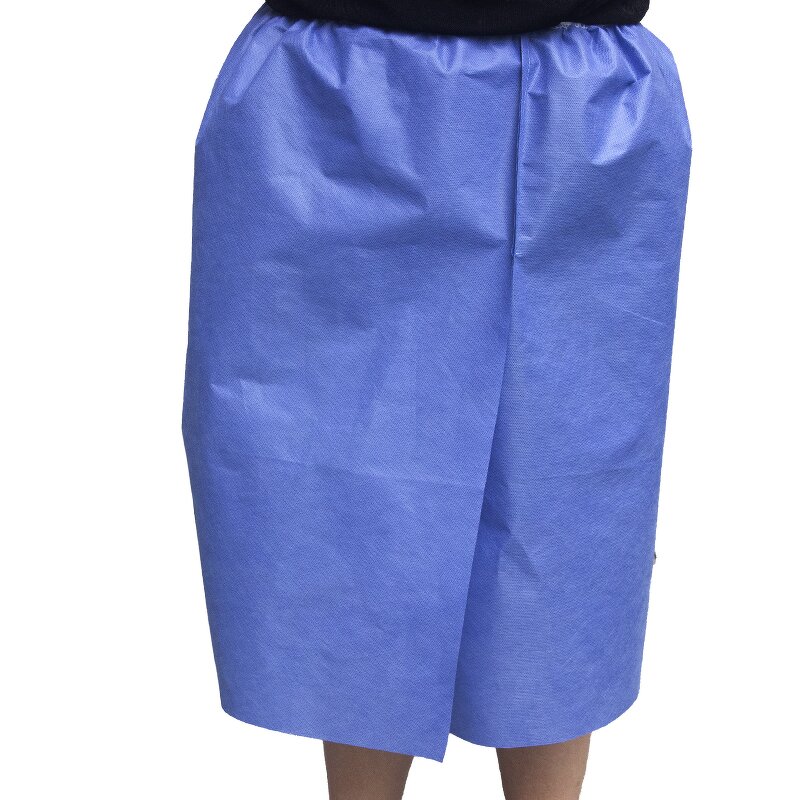 Protective Examination Skirts Manufacturer - Non-woven Blue for Colonoscopy Hospital Waterproof Breathable Comfortable