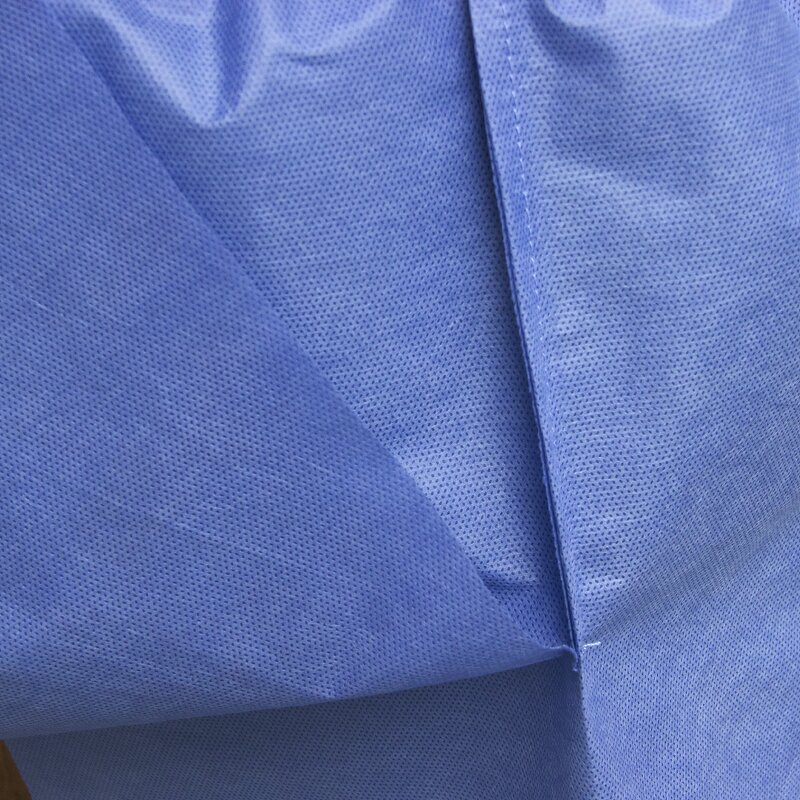 Medical Examination Skirt Manufacturer - SMS Non-woven Fabric Blue Disposable for Colonoscopy Gynecology