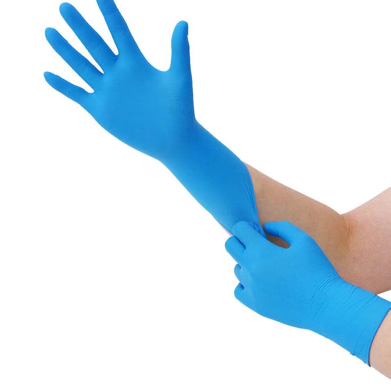 Nitrile Examination Gloves Manufacturer - Bulk Order High Quality Blue 100 PCS Box Powder Free Disposable
