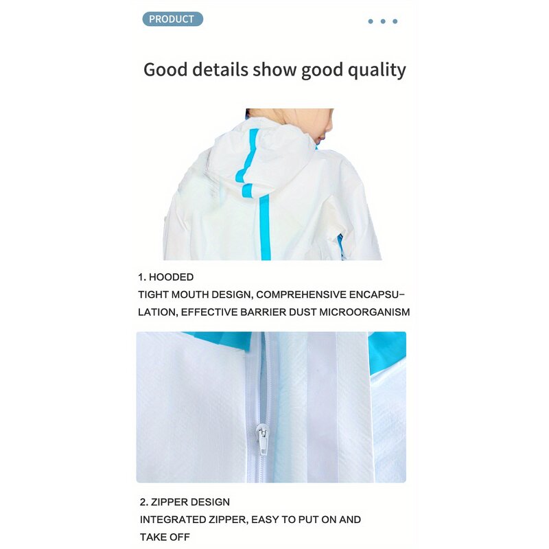 Kids Disposable Coveralls Manufacturer - Safety Protective Breathable Waterproof Microporous Film Dust Proof Healthcare