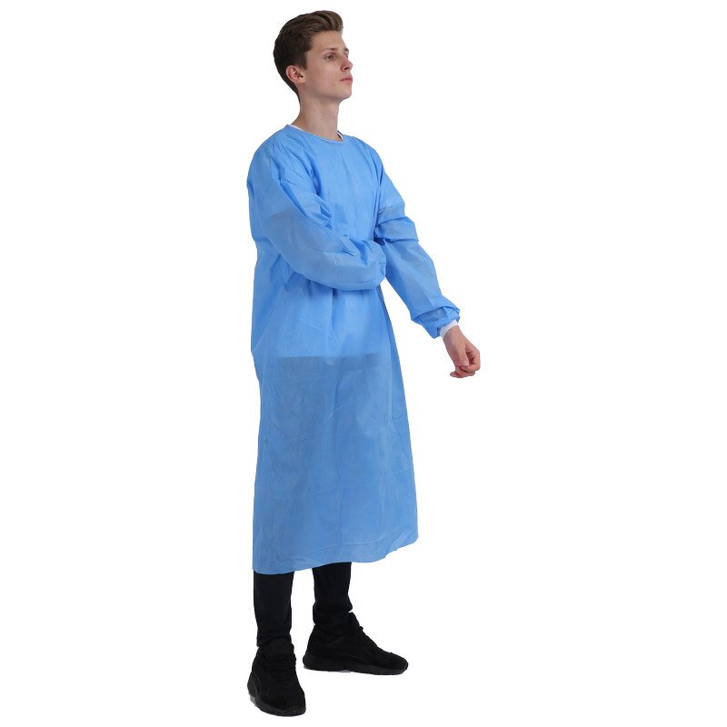 Disposable Isolation Suit Manufacturer - SMS Material Waterproof Maternity Delivery Gown Surgical for Clinic Nursing Gown