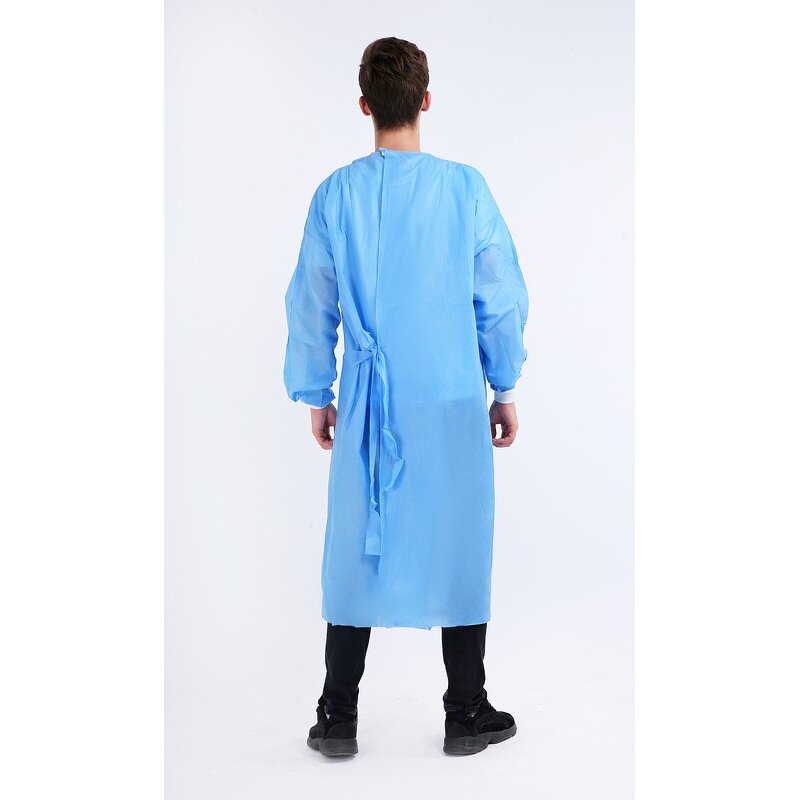 Medical Isolation Gown Manufacturer - EN13795 Hospital Level 3 Waterproof SMS Disposable Medical Gown