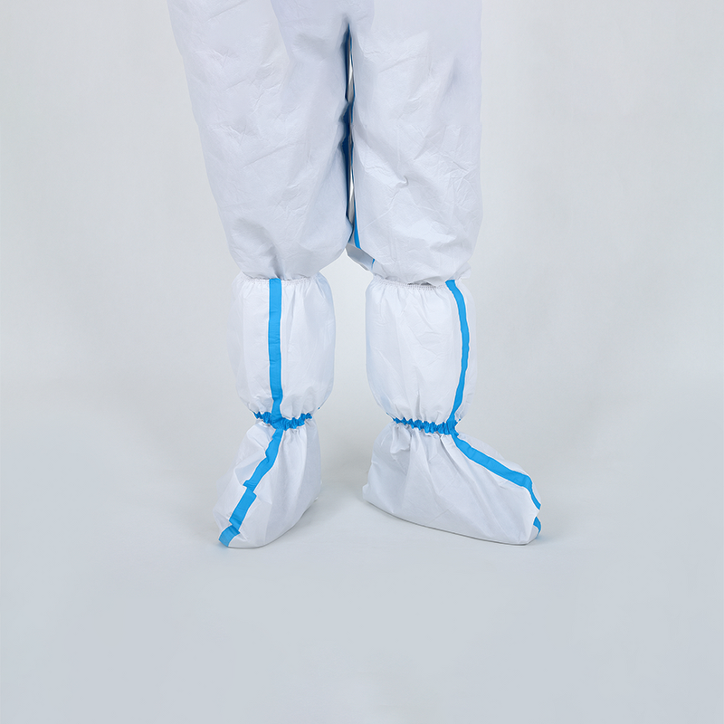 Medical Shoe Cover Manufacturer - Microporous Film with Blue Tape New & Improved Boot Cover
