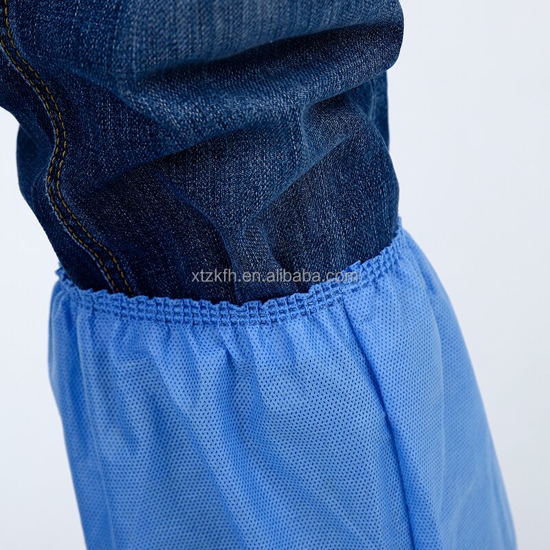 Disposable Shoe Cover Manufacturer - Hot Selling PP SMS Machine Rain Foot Cover Blue Fur Farming CE Certified Soft