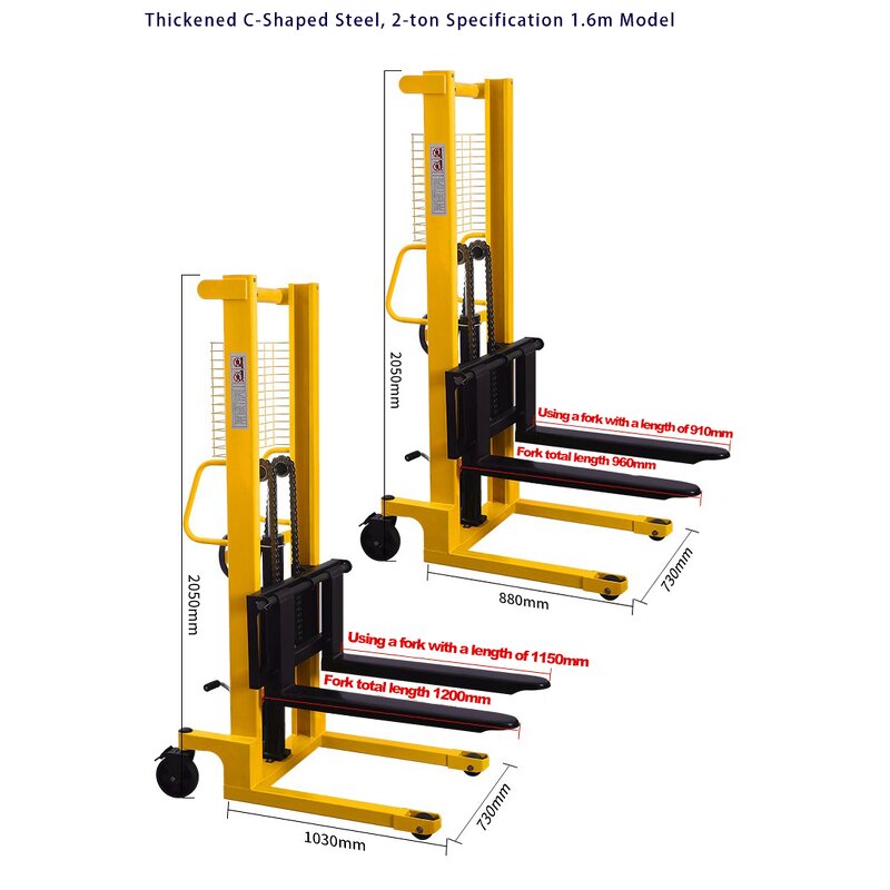 Manual Forklift Manufacturer - OEM High Efficiency Chinese with Hydraulic Pallet Lift Manual Stacker Truck