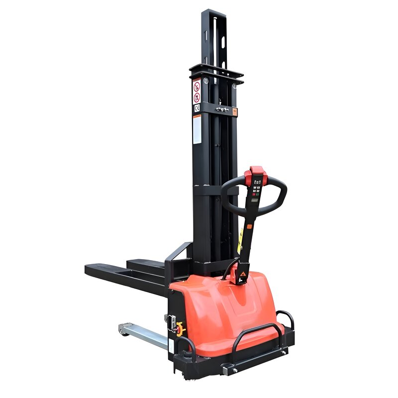 Portable Lifting Hoist Manufacturer - 300Kg New Condition Material Handling Forklift Portable Forklift Electric Stacker Mini
