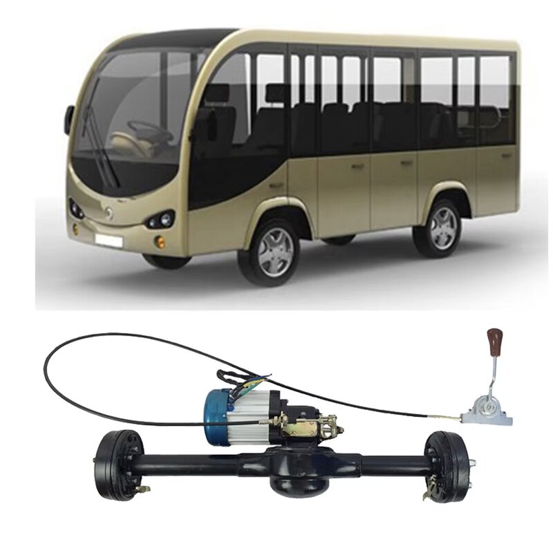 BLDC Dc Brushless Motor Manufacturer - 72v 60v 2000w 3000w 4000w Three Speed Rear Axle Controller Electric Rickshaw Motor for Car