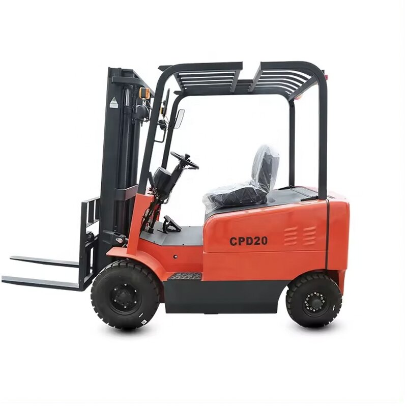 Electric Forklift Manufacturer - ISO CE Certified 2t 4t Battery Powered 5000lbs Capacity for Warehouse Articulated Telehandler Restaurant Use
