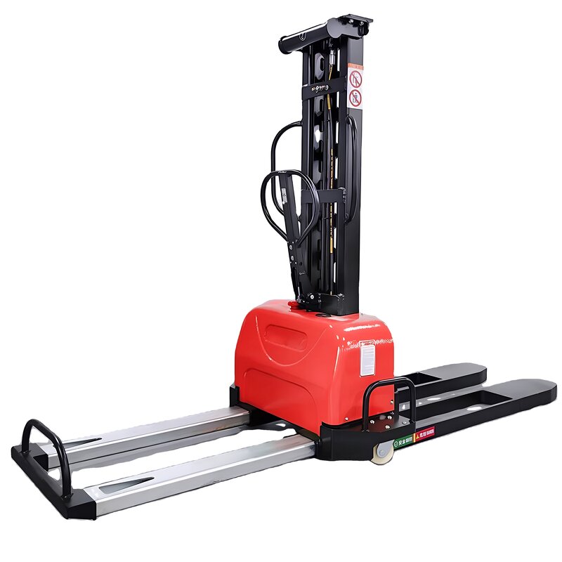 Portable Lifting Hoist Manufacturer - 300Kg New Condition Material Handling Forklift Portable Forklift Electric Stacker Mini