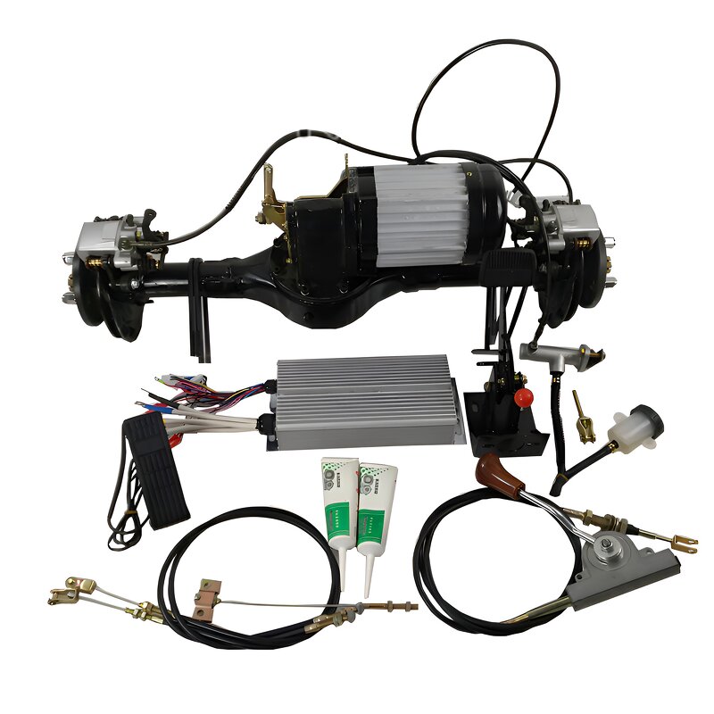 BLDC DC Brushless Motor Manufacturer - 72V 2000W-4000W 8mm Shaft 100rpm Rear Axle Controller Electric Rickshaws Boats 3000W RoHS Certified