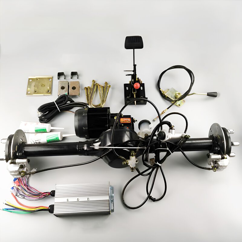 BLDC Brushless Permanent Magnet Rickshaw Motor Manufacturer - 72V 4000W 5kW Three Speed Rear Axle Controller Electric Car Motor 20A IP65