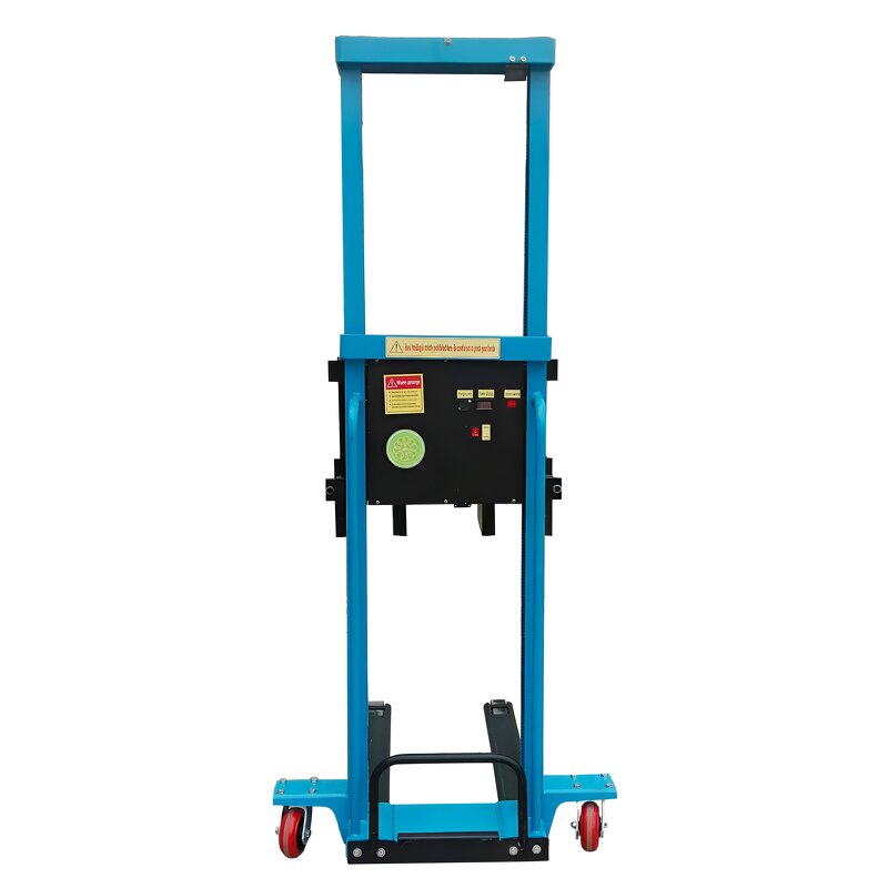 Portable Mini Self-Load Semi-Electric Forklift Manufacturer - Hand Manual Lifting Electric Lifters Small Electric Forklifts for Self-Loading