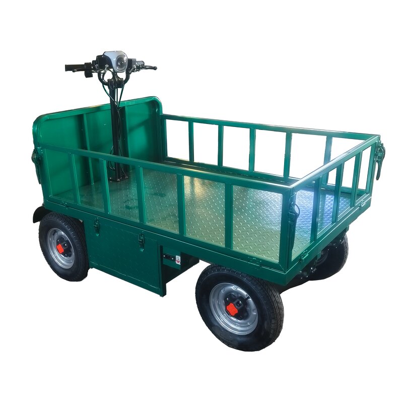 Electric Flatbed Truck Manufacturer - Multi-Functional Four-Wheel for Warehouse Construction Restaurant Core Handling Steel for Farm