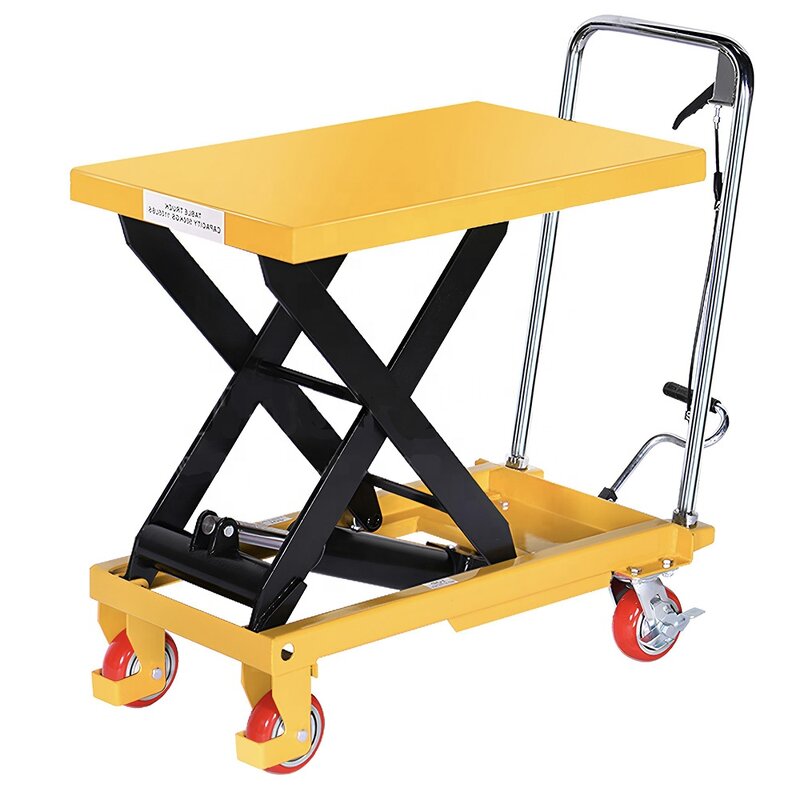 Mini Aerial Work Elevated Scissors Lift Manufacturer - 1m 2m Lifter 350kg 300kg Capacity Warehouse Lift Platform