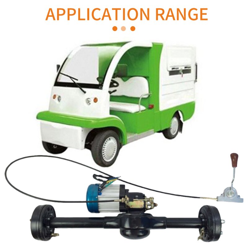 BLDC Dc Brushless Motor Manufacturer - 72v 60v 2000w 3000w 4000w Three Speed Rear Axle Controller Electric Rickshaw Motor for Car