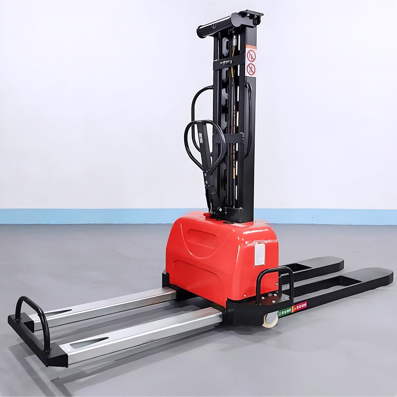 Portable Lifting Hoist Manufacturer - 300Kg New Condition Material Handling Forklift Portable Forklift Electric Stacker Mini