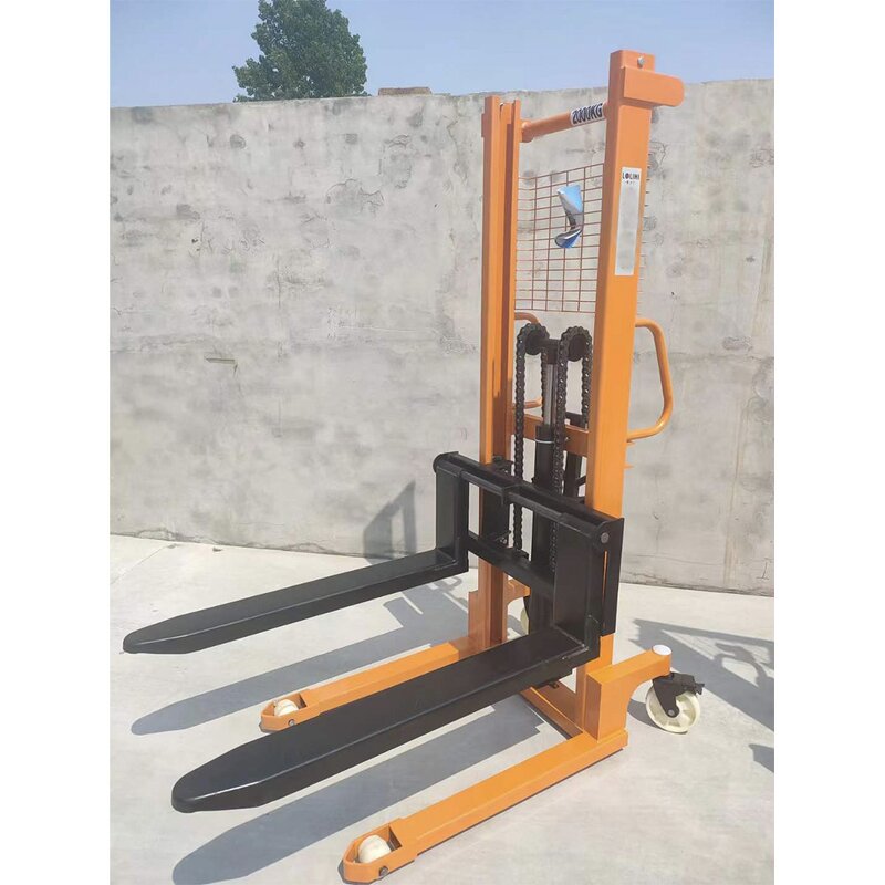 Manual Hydraulic Stacker Manufacturer - Yuande Factory Direct Sale 1000KG 2000KG 3000KG 3m 5m Mini Forklift Hand Pallet Stacker
