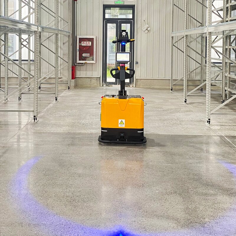 Industrial Robot Manufacturer - China Wholesale 2000kg Humanoid Intelligent AGV Forklift Autonomous Trolley Pallet Truck
