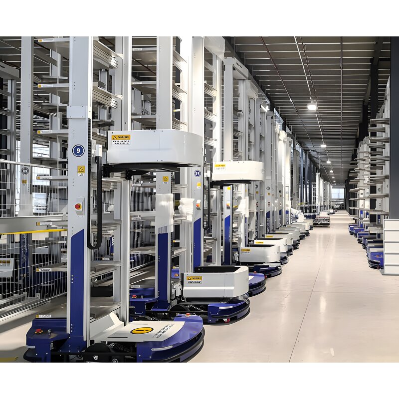 AGV Car Manufacturer - Laser Navigation Method Automated Guided Vehicle Forklift AGV Stacker 100kg 500kg Multi Layer Material Box Robot