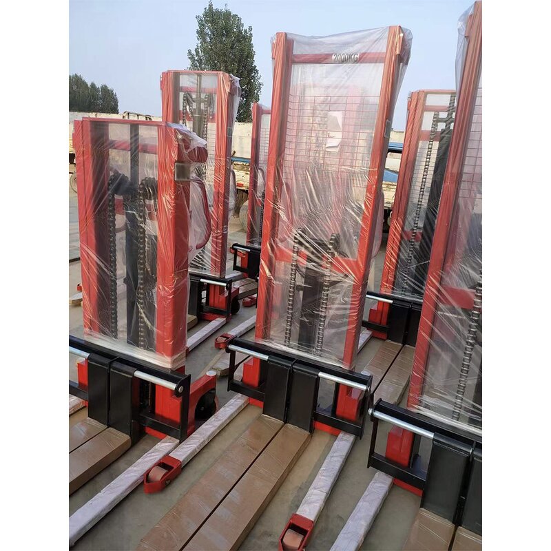Hand Stacker Manufacturer - OEM Customized 1t 2t 3t 2000mm 1600mm Manual Hydraulic Forklift Manual Pallet Stacker
