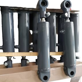 Forklift Attachments Manufacturer - Customized Hydraulic Cylinder Assembly for Distance Adjustment Lifting Tilting Steering