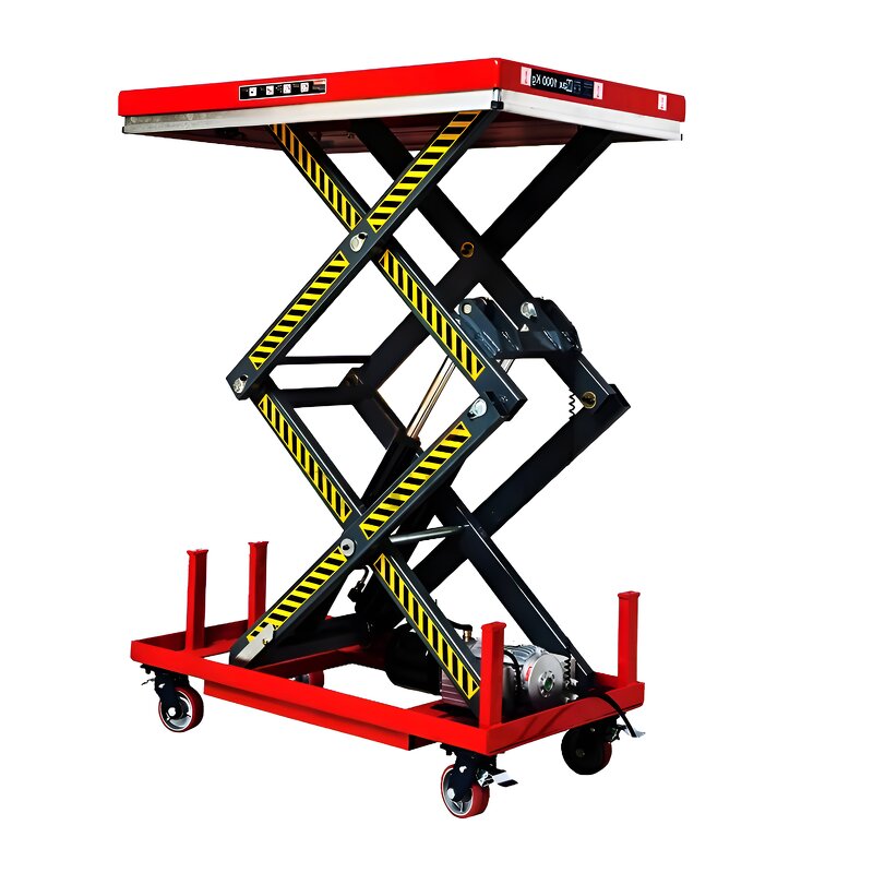 Mini Scissor Lift Platform Manufacturer - 1m 2m Aerial Work Elevated Scissors Lift Lifter 350kg 300kg Capacity for Warehouse Lift Platform