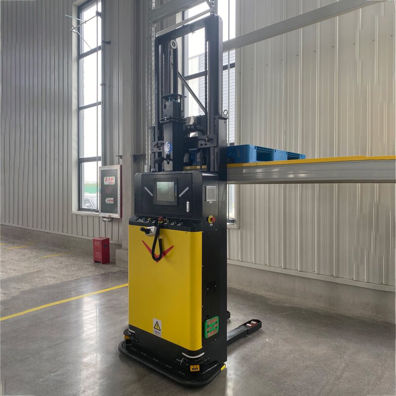 AGV Stacking Robot Forklift Manufacturer - Powerful 1.5t 2t Electric 3 Way Pallet Stacker Pallet Truck Adjustable Lifting Height AGV