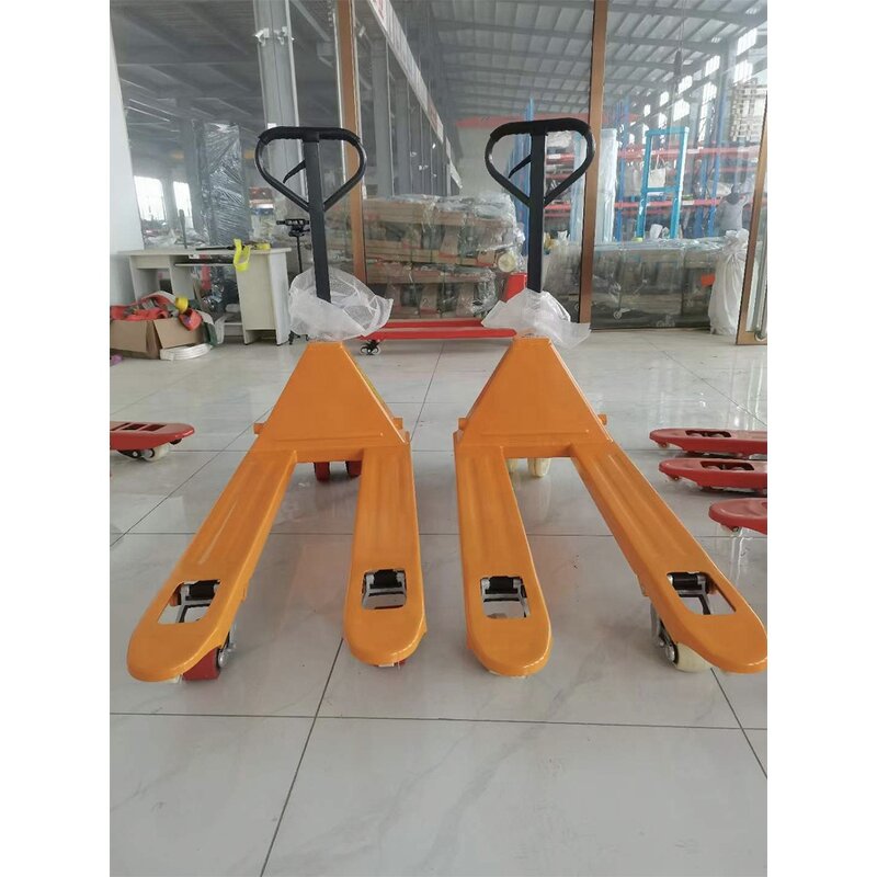 Hand Forklift Pallet Truck Manufacturer - Yuande High Quality Nylon Wheel 3 Tons 2 Ton 5 Ton Manual Hydraulic Jack Forklift with 685mm 550mm