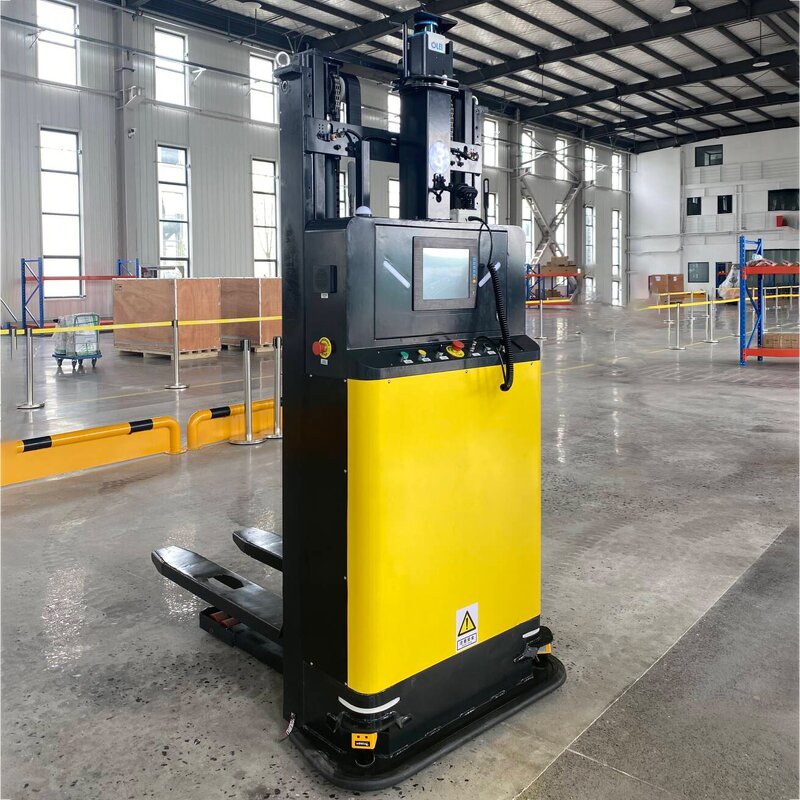 AGV Stacking Robot Manufacturer - Automatic 1T 2T Steel Pallet Efficient Guided Automated Warehouse Storage for Construction Hotels Various