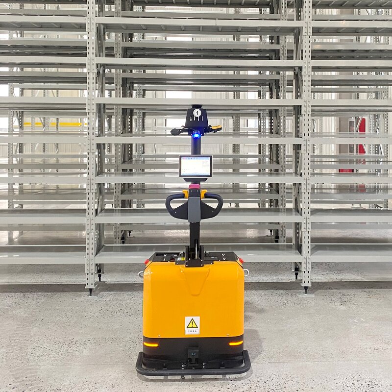 AGV Handling Forklift Robot Manufacturer - Advanced Intelligent 2000kg Autonomous Charging Carrying Cargo agv Pallet Truck
