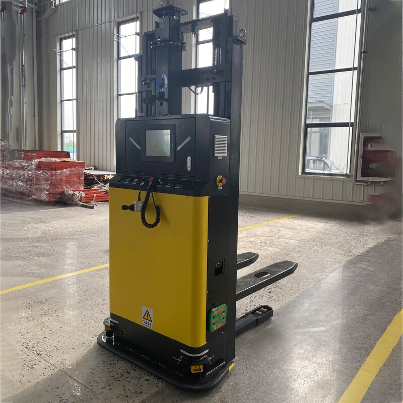 AGV Forklift Manufacturer - Electric High Quality 1Ton 1000MM Double-Sided Stacking Mobile Robot Wholesale Price