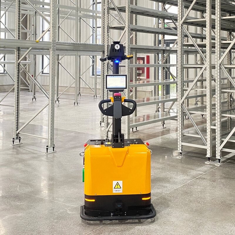 Industrial Robot Manufacturer - China Wholesale 2000kg Humanoid Intelligent AGV Forklift Autonomous Trolley Pallet Truck