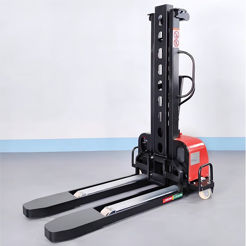 Portable Lifting Hoist Manufacturer - 300Kg New Condition Material Handling Forklift Portable Forklift Electric Stacker Mini
