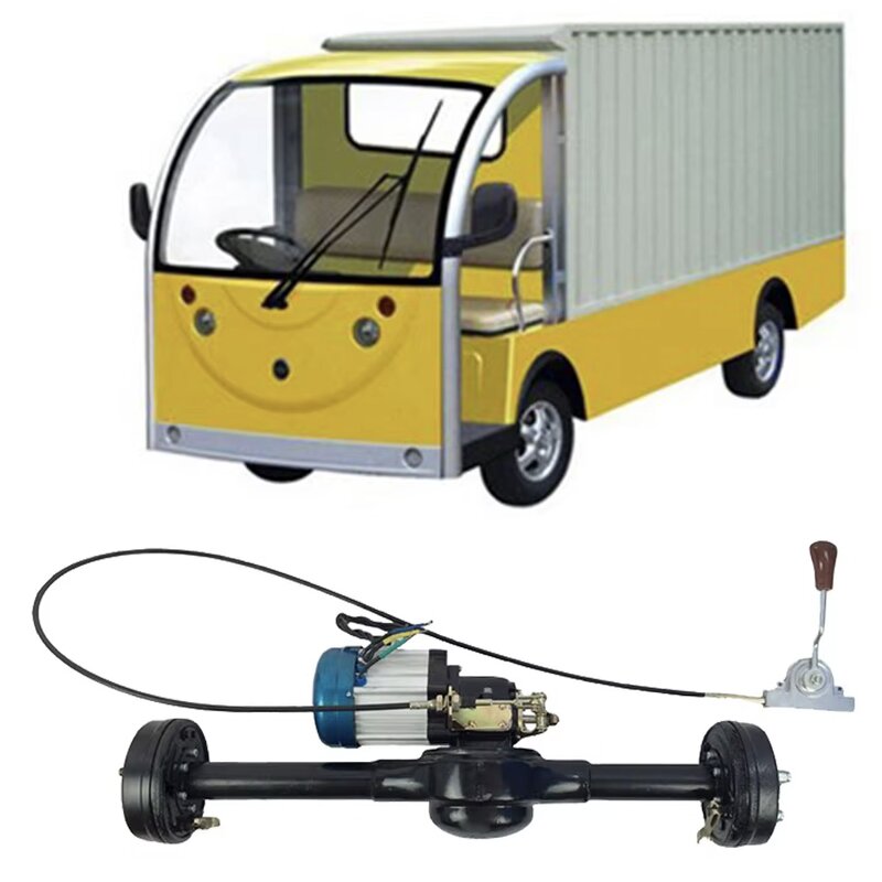 BLDC Dc Brushless Motor Manufacturer - 72v 60v 2000w 3000w 4000w Three Speed Rear Axle Controller Electric Rickshaw Motor for Car