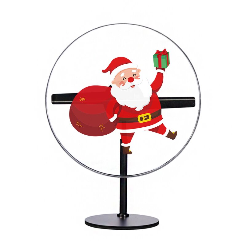 Holographic Fan Manufacturer - Portable 30cm 3D Mini LED WiFi Enabled 1-Year Warranty Indoor Education Advertising OEM