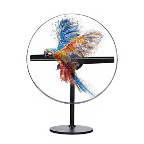 3D Hologram Projector Manufacturer - 30cm Mini Desktop Transparent Protective Cover LED Fan Display Indoor