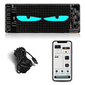 Flexible LED Display Screen Manufacturer - RGB Scrolling Message BT Car Banner Soft Panel for Store Advertising