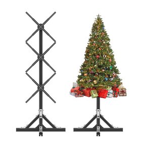 Holographic LED Display Manufacturer - 50-65cm 1x3 Human Height Multi Splicing Christmas Tree Video Wall 3D Hologram Fan
