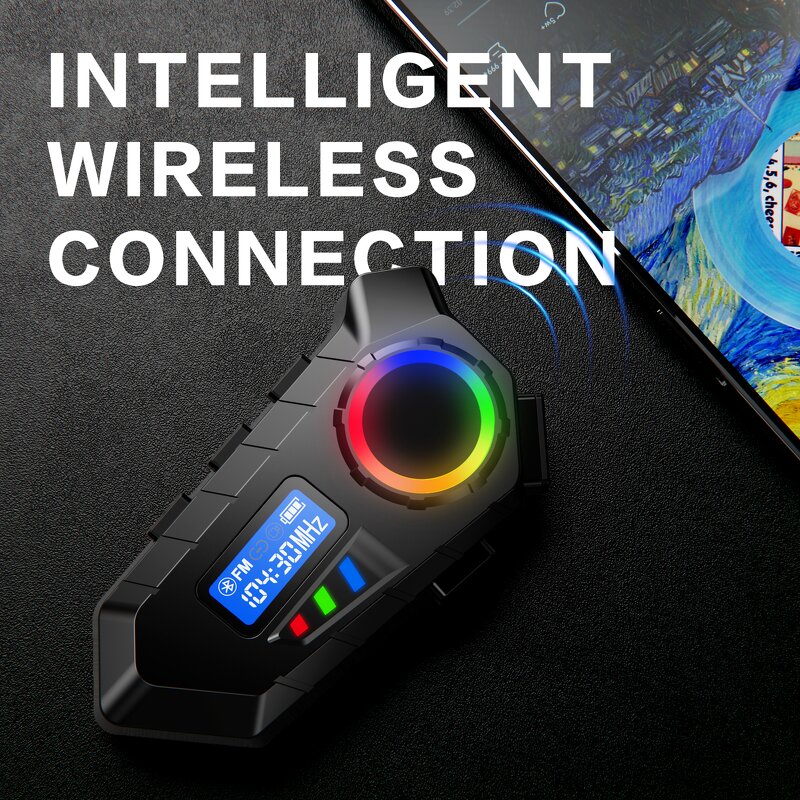 Wireless Helmet Headset Manufacturer - IP65 Waterproof Y30 for Motorcycles BT Earphones Digital Display LED Battery Indicator JL