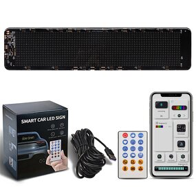 Flexible LED Display Panel Manufacturer - Bendable Programmable Soft Android IOS APP Control for Car Window Advertising