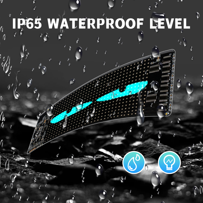 RGB LED Billboard Manufacturer - for Cars Elevators KTV Waterproof Smart APP Control Flexible Soft Display