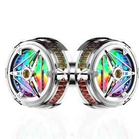 Phone Radiator Manufacturer - Colorful RGB LED Ring Light Magnetic Silent Semiconductor Cooler for Live Game Efficient