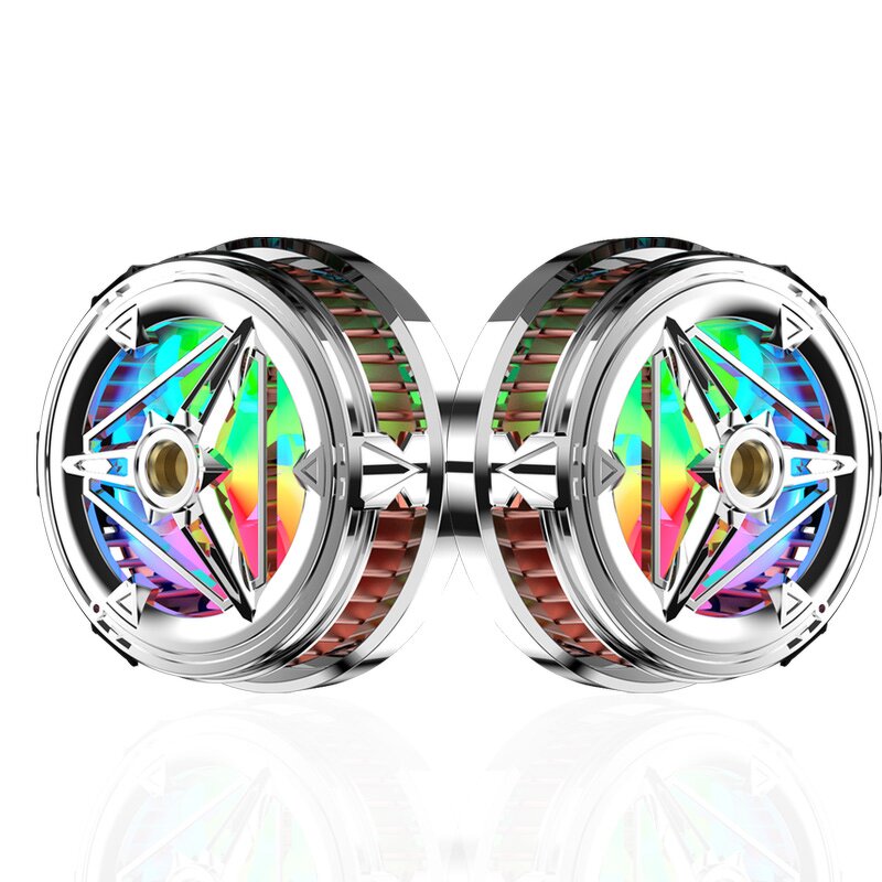 Phone Radiator Manufacturer - Colorful RGB LED Ring Light Magnetic Silent Semiconductor Cooler for Live Game Efficient